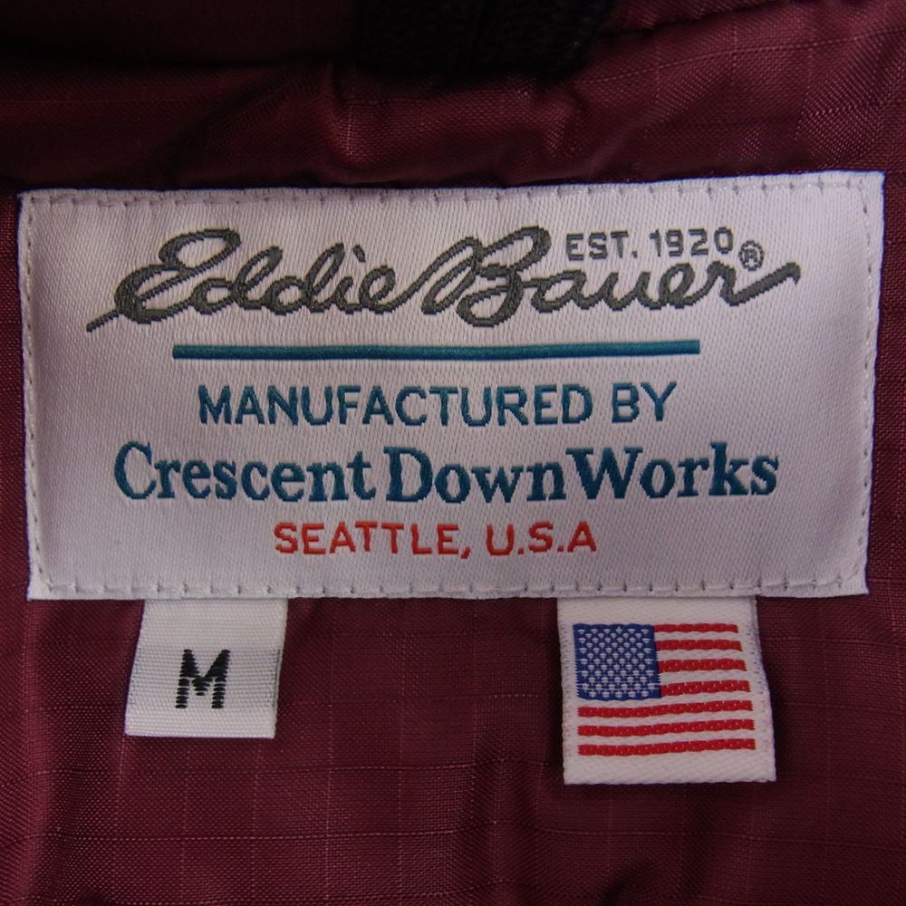 Eddie Bauer エディー・バウアー クレセントダウンワークス別注 モンターニュ ダウンジャケット ネイビー系 M【中古】