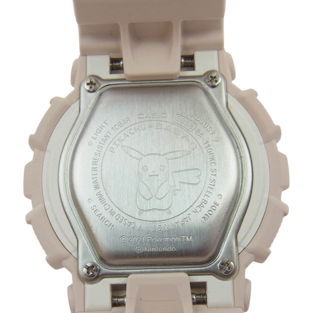 G-SHOCK ジーショック BA-110PKC-4AJR × ポケットモンスター ポケモン ピカチュウ BABY-G ベビージー 腕時計 ウォッチ ピンク系【新古品】【未使用】【中古】