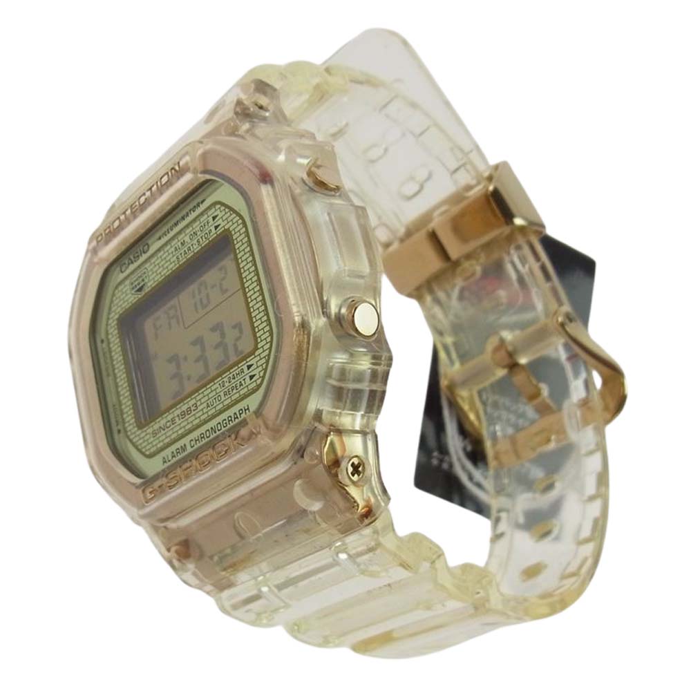 G-SHOCK ジーショック DW-5035E-7  35周年記念限定モデル GLACIER GOLD グレイシア ゴールド クリア スケルトン 腕時計 ウォッチ クリア系 ゴールド系【新古品】【未使用】【中古】