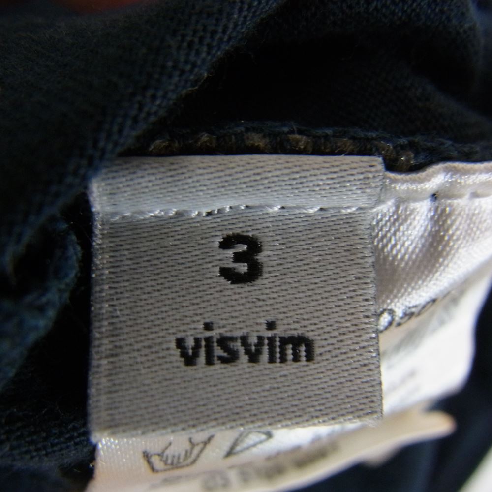 VISVIM ビズビム 13SS 0113105010012 JUMBO TEE S/S 半袖 Ｔシャツ  ネイビー系 3【中古】