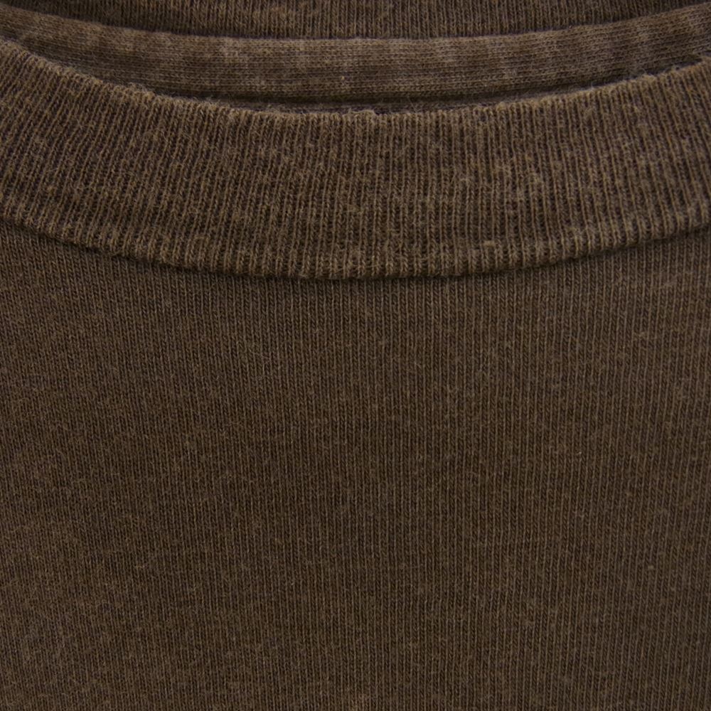 VISVIM ビズビム 13AW 0113205010018 MUD POCKET TEE S/S GIZA45 DK MUD 半袖 泥染めＴシャツ  ブラウン系 2【中古】