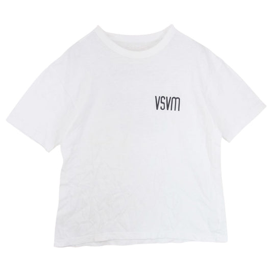 VISVIM ビズビム 22SS 0122405010001 FIL JUMBO TEE S/S 染み込みプリント 半袖 ジャンボ Ｔシャツ  ホワイト系 2【美品】【中古】