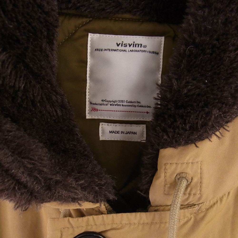 VISVIM ビズビム 19AW 0119205013008 WRIGHT FIELD PARKA フィールド パーカ コート ベージュ系 1【中古】