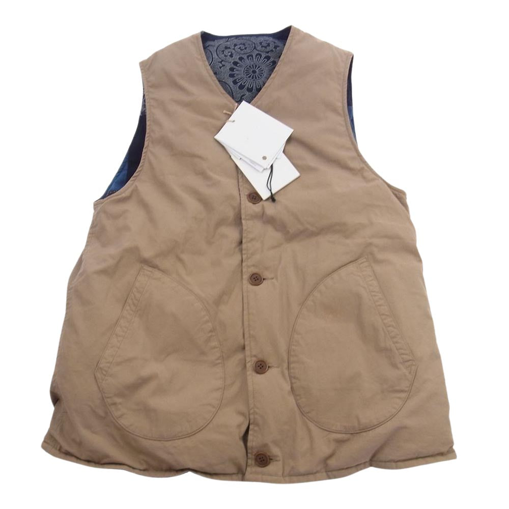 VISVIM ビズビム 22AW 0221905013010 KORA DOWN VEST コラ ダウン ベスト ベージュ系 2【極上美品】【中古】