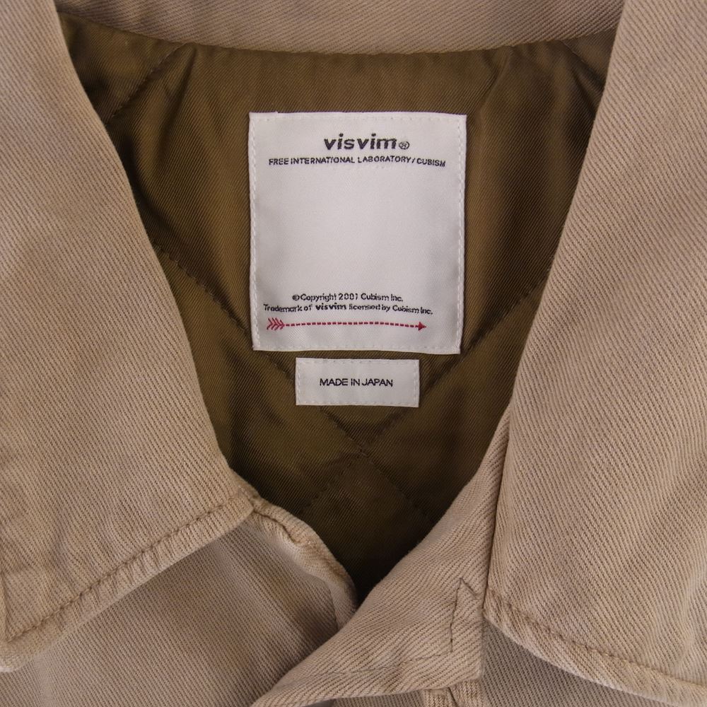VISVIM ビズビム 22AW 0122205013016 BYRON DRIVERS JACKET ドライバー ジャケット  ベージュ系 2【美品】【中古】