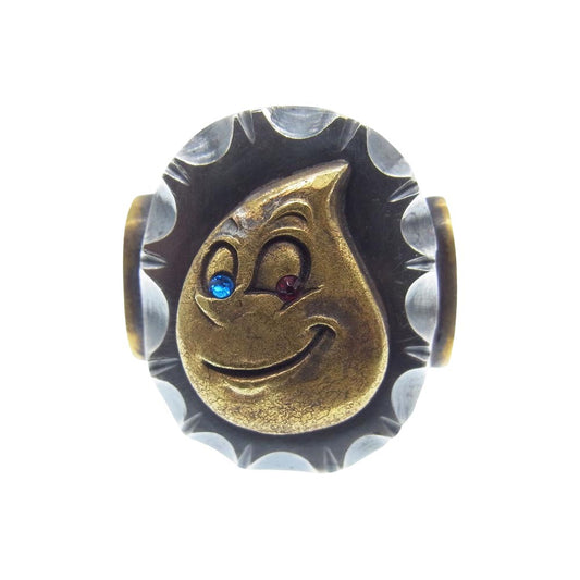 エイトアップ OIL DROP RING オイル ドロップ リング シルバー系 18.5号【中古】