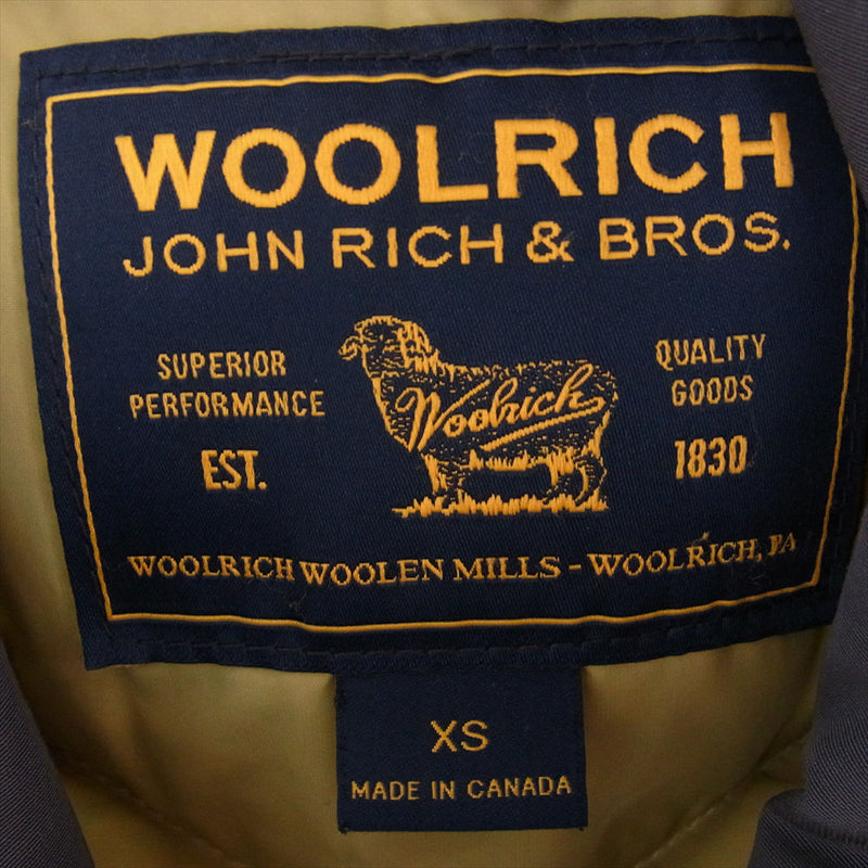 WOOLRICH ウールリッチ 1402001 国内正規品 ARCTIC PARKA アークティックパーカー ダウン ジャケット ダークグレー系 XS【中古】