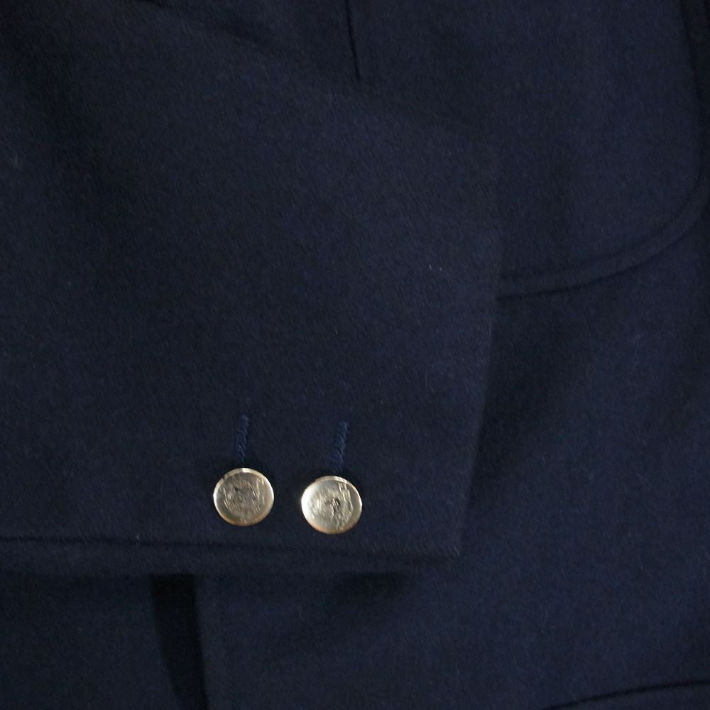 ヴァン BW-30004 段返り ブレザー ジャケット ネイビー系 88YA-4【中古】