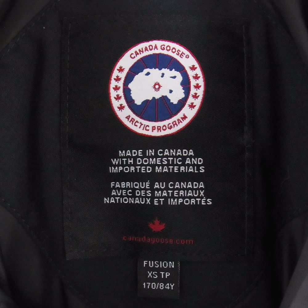 CANADA GOOSE カナダグース 3805MA 国内正規 サザビーリーグ CARSON PARKA カーソンパーカ ダウン ジャケット ネイビー系 XS【中古】