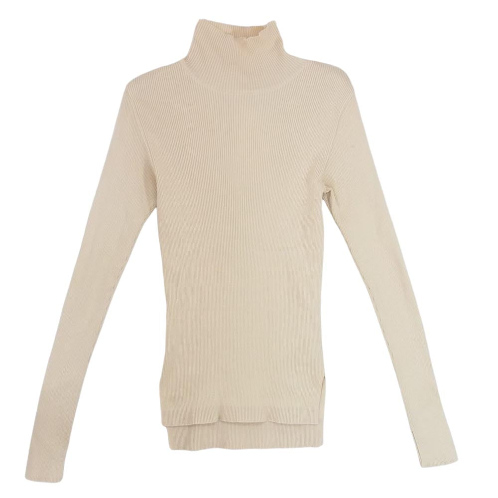 AURALEE オーラリー 20AW A20AT02RH × Ron Herman ロンハーマン Giza Rib TurtleNeck Top ギザ リブ タートルネック ニット 長袖 セーター ベージュ系 O【極上美品】【中古】