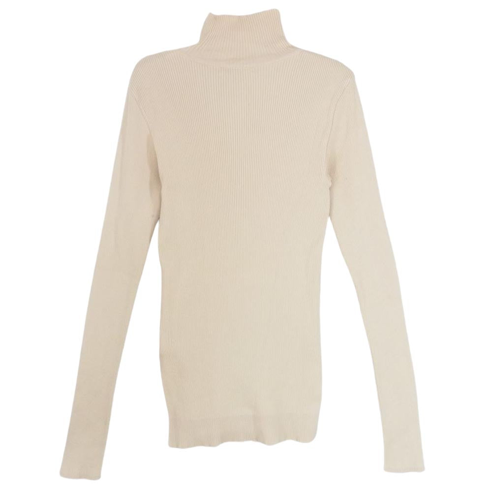 AURALEE オーラリー 20AW A20AT02RH × Ron Herman ロンハーマン Giza Rib TurtleNeck Top ギザ リブ タートルネック ニット 長袖 セーター ベージュ系 O【極上美品】【中古】