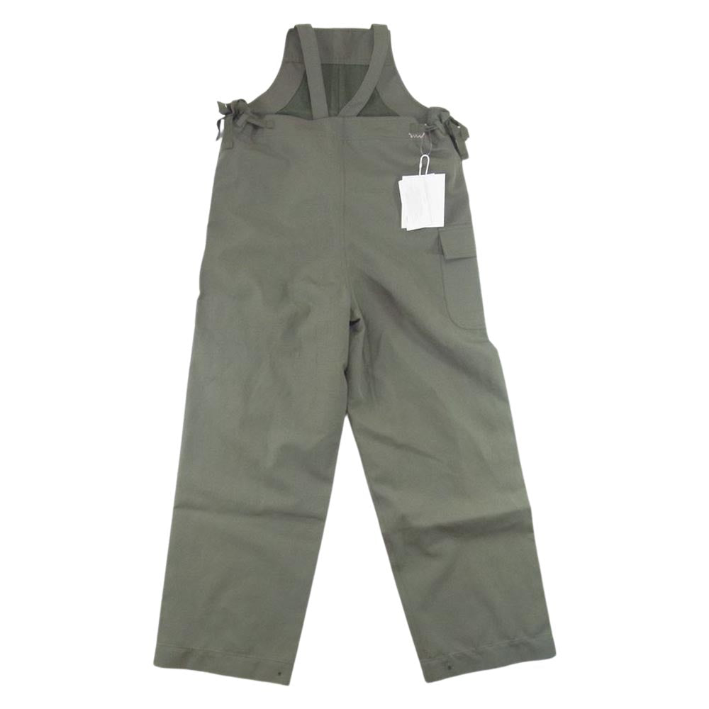 VISVIM ビズビム 0323205008001 WMV ダブリューエムブイ OVERALL GABARDINE W オーバーオール ギャバジン カーキ系 O【極上美品】【中古】