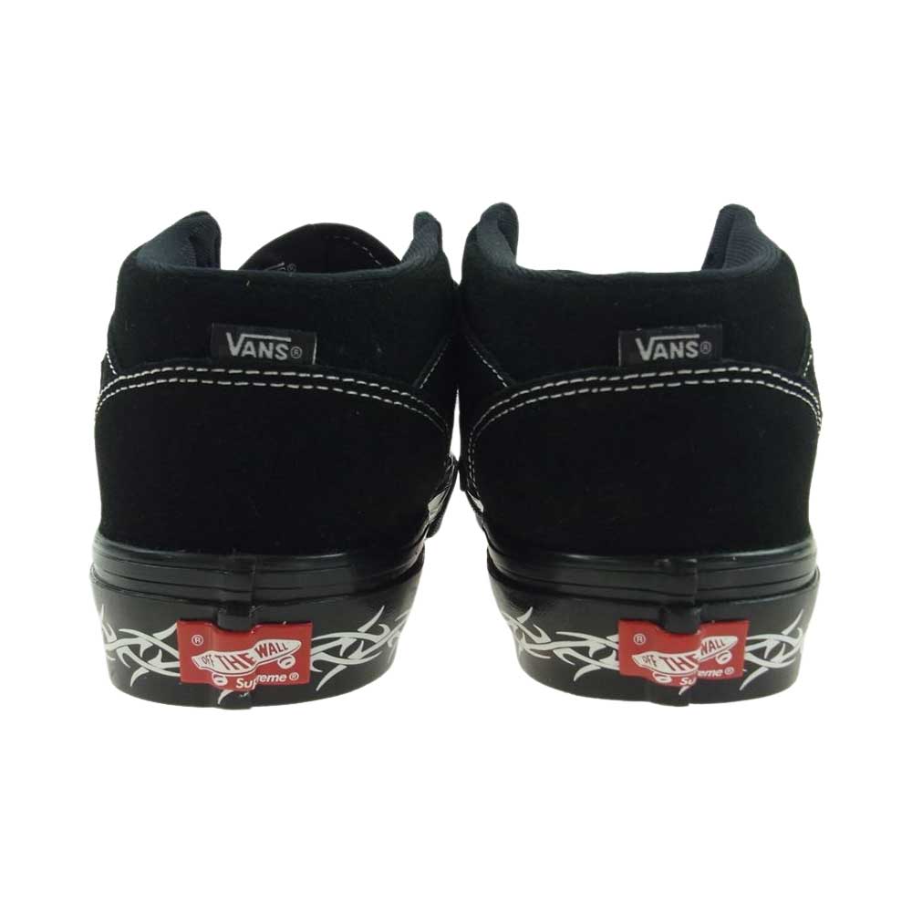 VANS バンズ HALF CAB ハーフキャブ ミッドカット スニーカー ブラック系 28cm【極上美品】【中古】