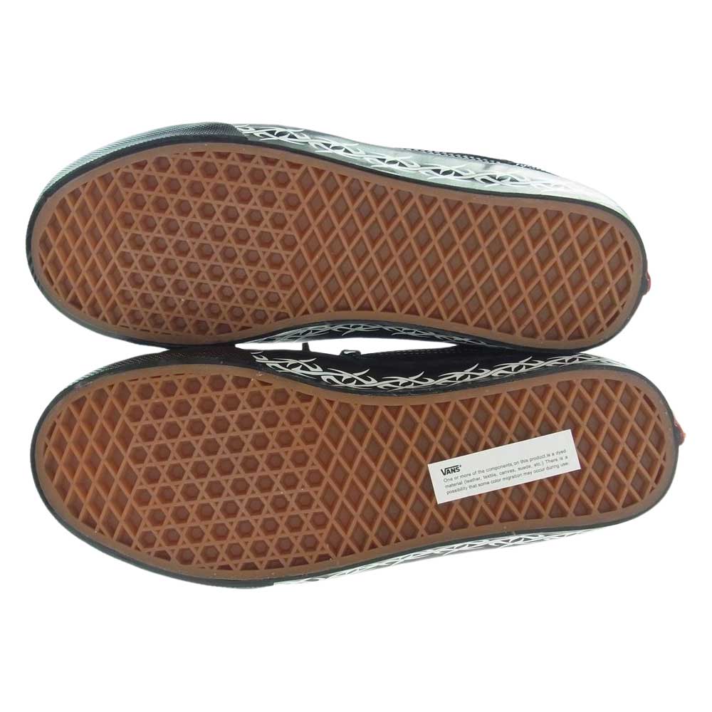 VANS バンズ HALF CAB ハーフキャブ ミッドカット スニーカー ブラック系 28cm【極上美品】【中古】
