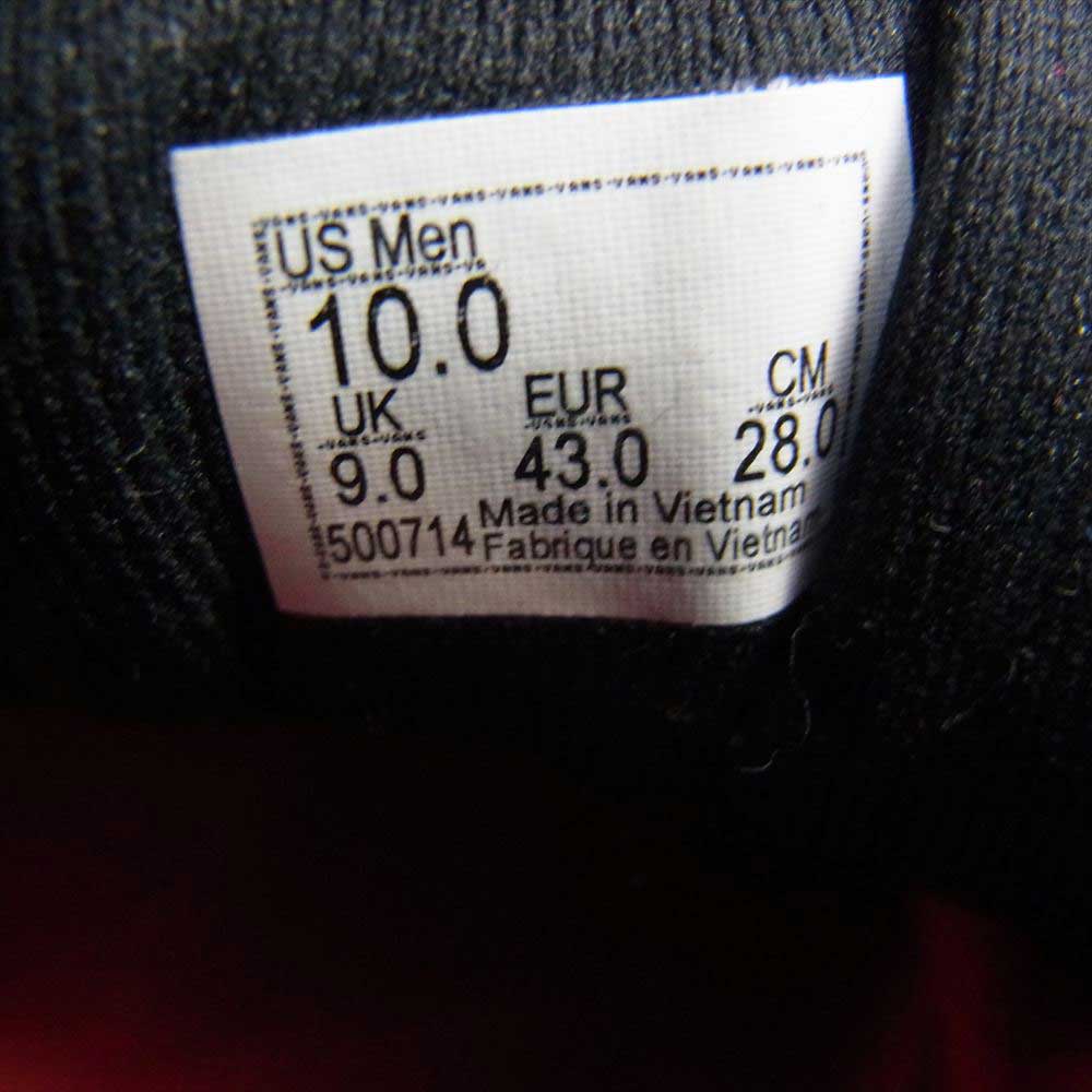 VANS バンズ HALF CAB ハーフキャブ ミッドカット スニーカー ブラック系 28cm【極上美品】【中古】