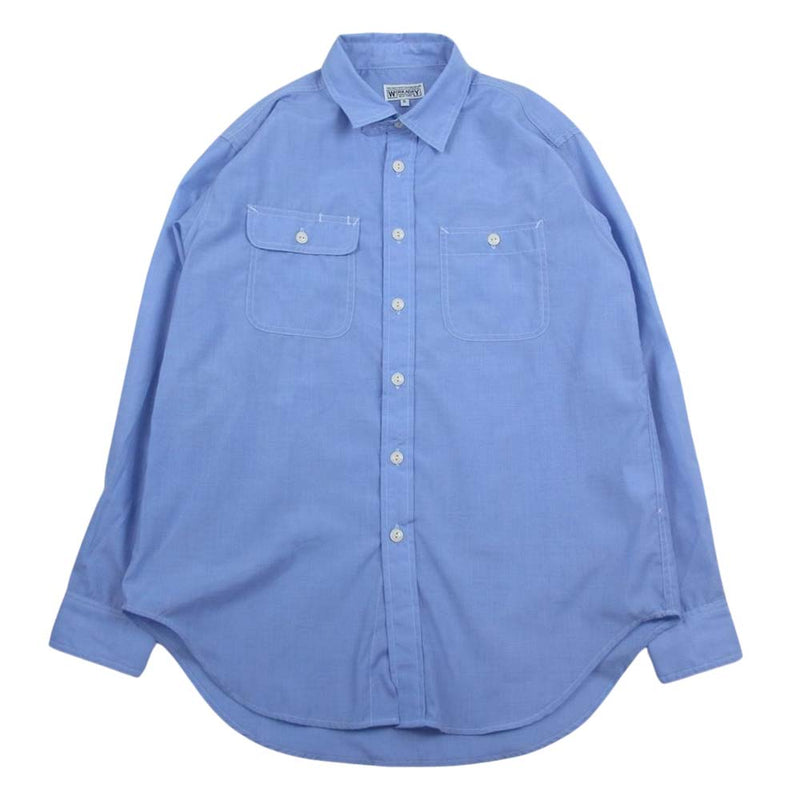 Engineered Garments エンジニアードガーメンツ WORKADAY Utility Shirt コットン ポリエステル ワーク ユーティリティシャツ ブルー系 S【中古】