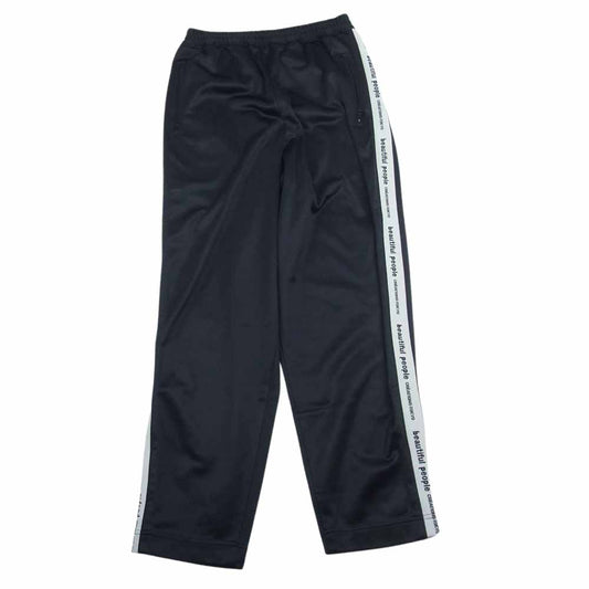 beautiful people ビューティフルピープル 1000305002 vintage tricot THE a jersey pants サイドライン トラックパンツ ブラック系 38【中古】