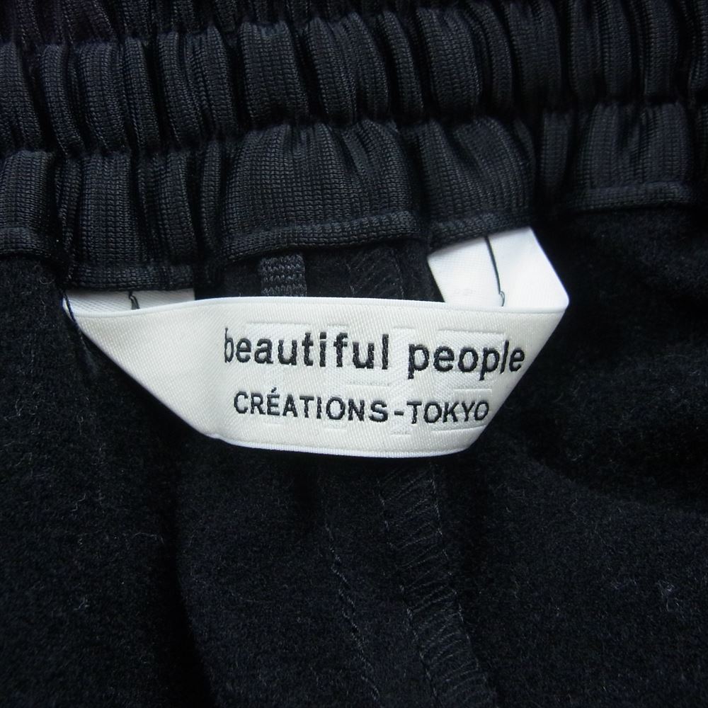 beautiful people ビューティフルピープル 1000305002 vintage tricot THE a jersey pants サイドライン トラックパンツ ブラック系 38【中古】