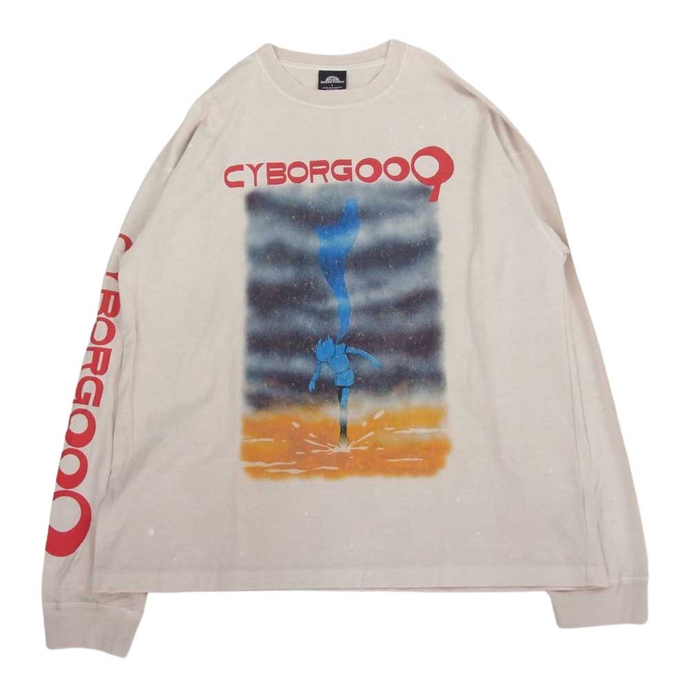 シュガーパンチ  TSCM23SM001 CYBORG009 LONGSLEEVE 長袖 Tシャツ オフホワイト系 L【中古】
