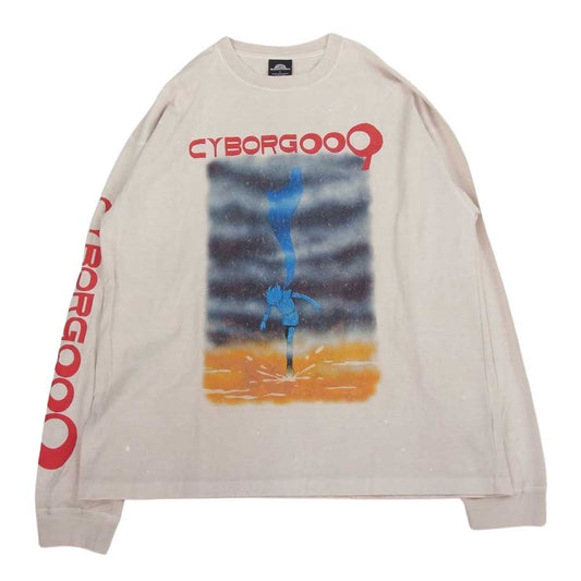 シュガーパンチ  TSCM23SM001 CYBORG009 LONGSLEEVE 長袖 Tシャツ オフホワイト系 L【中古】