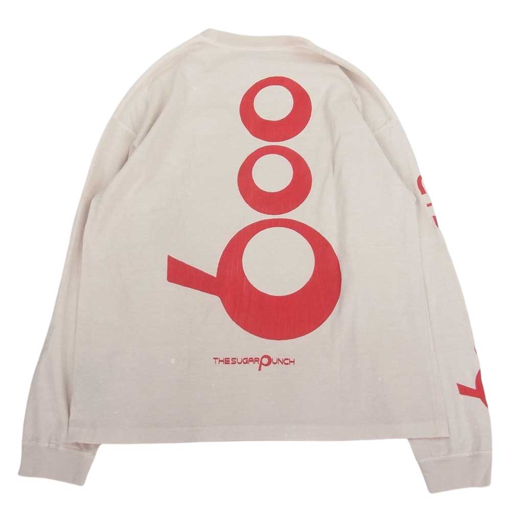 シュガーパンチ  TSCM23SM001 CYBORG009 LONGSLEEVE 長袖 Tシャツ オフホワイト系 L【中古】