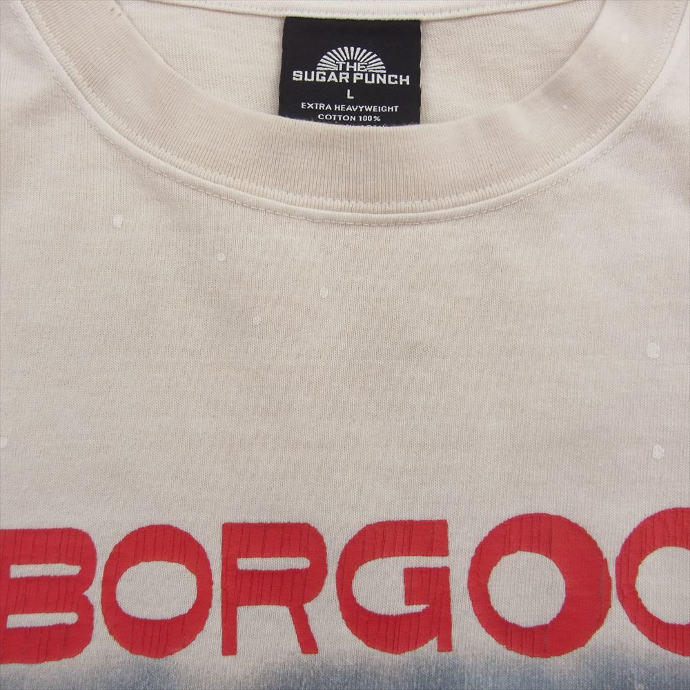 シュガーパンチ  TSCM23SM001 CYBORG009 LONGSLEEVE 長袖 Tシャツ オフホワイト系 L【中古】