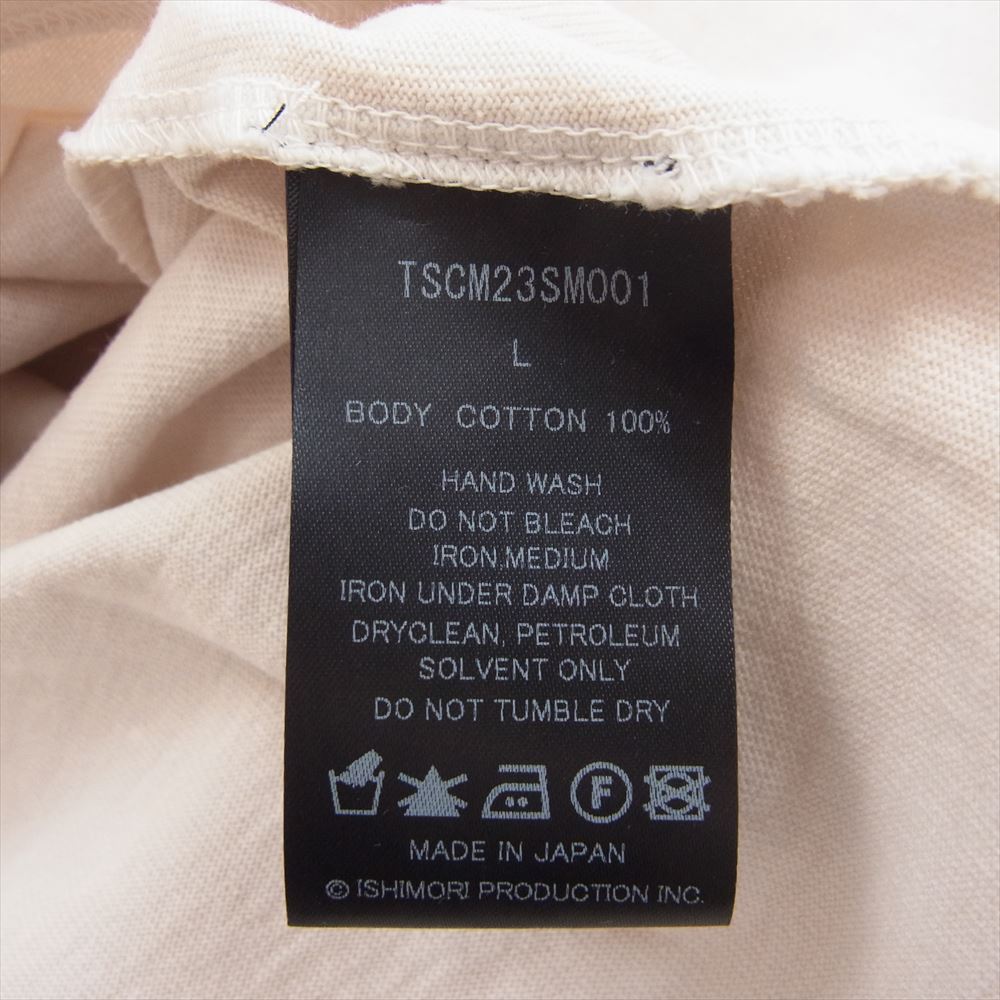 シュガーパンチ  TSCM23SM001 CYBORG009 LONGSLEEVE 長袖 Tシャツ オフホワイト系 L【中古】