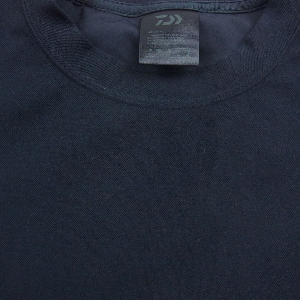 ダイワピア39 BE-61023 TECH FLEX JERSEY CREW 長袖 Tシャツ ブラック系 L【中古】