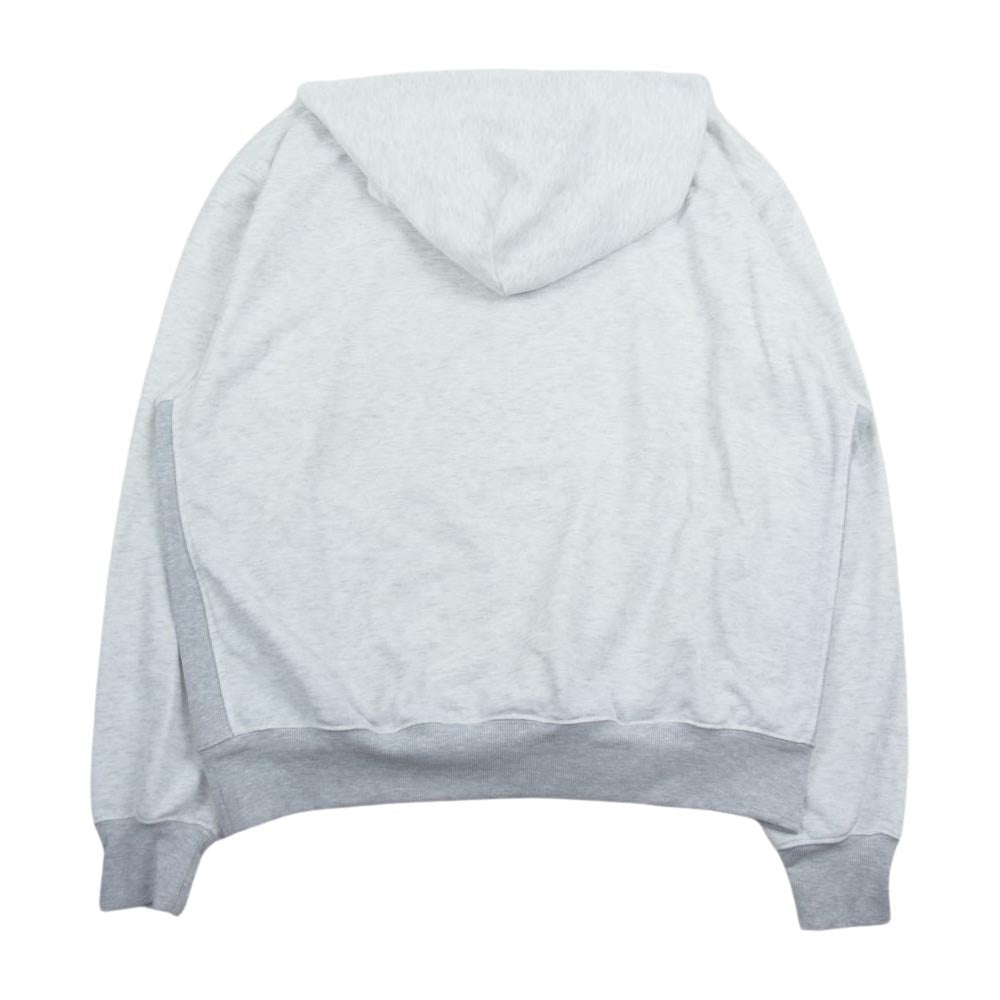 ダイワピア39 BE-51023 TECH SWEAT HALF ZIP HOOD 長袖 スウェット プルオーバー パーカー グレー系 L【中古】