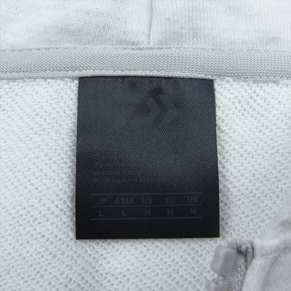 ダイワピア39 BE-51023 TECH SWEAT HALF ZIP HOOD 長袖 スウェット プルオーバー パーカー グレー系 L【中古】