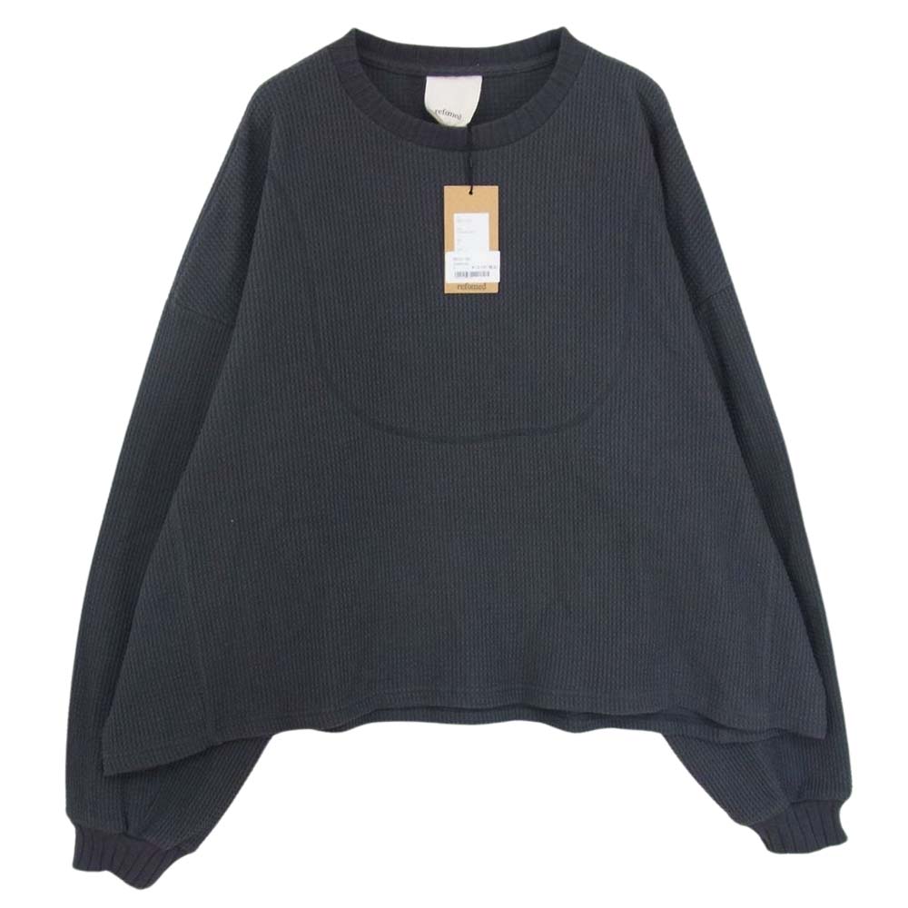 リフォメッド RECU-001 AZEAMI THERMAL TEE サーマル ロングスリーブ ニット グレー系 2【極上美品】【中古】