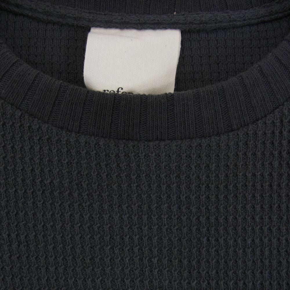 リフォメッド RECU-001 AZEAMI THERMAL TEE サーマル ロングスリーブ ニット グレー系 2【極上美品】【中古】