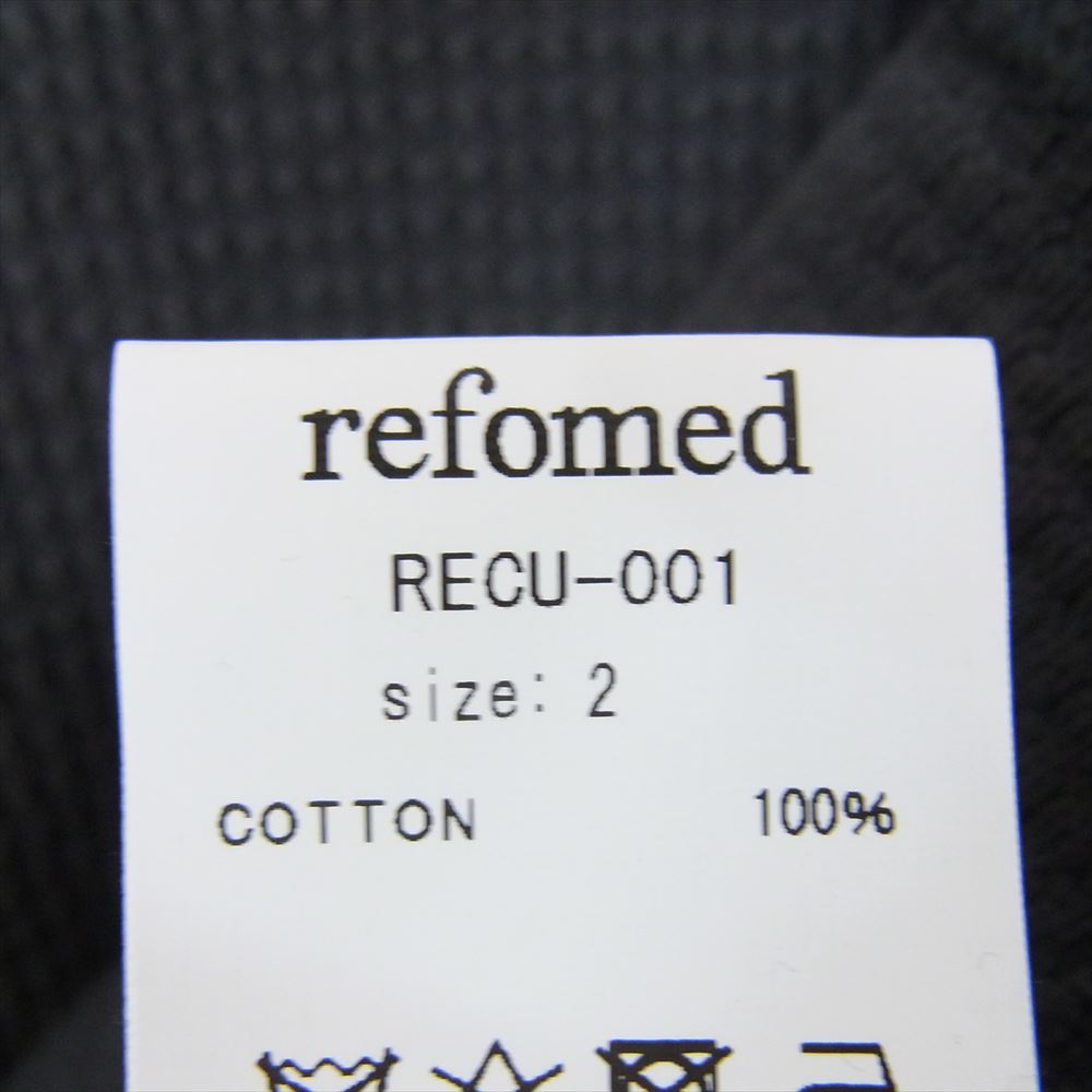 リフォメッド RECU-001 AZEAMI THERMAL TEE サーマル ロングスリーブ ニット グレー系 2【極上美品】【中古】