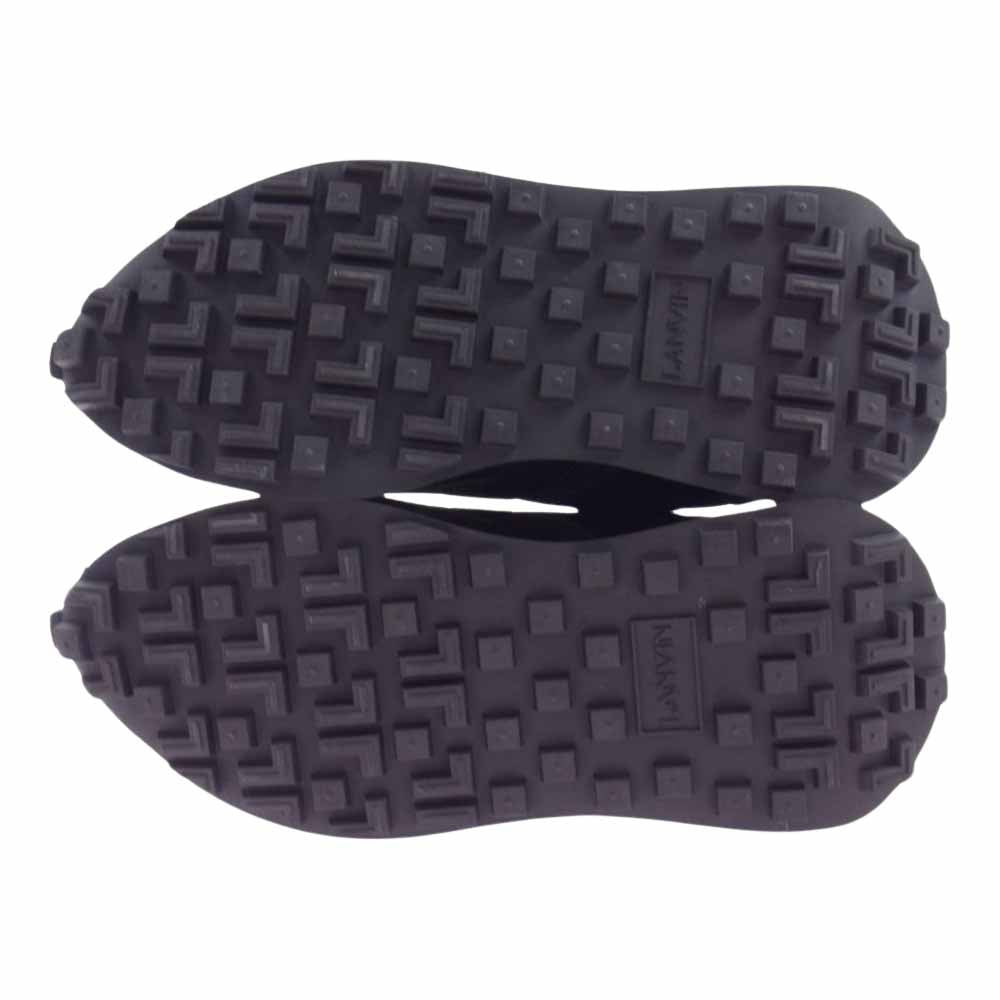 LANVIN ランバン Bumper バンパー ランニング シューズ スニーカー ブラック系 42【中古】