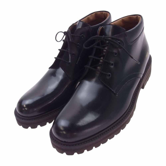 COMMON PROJECTS コモンプロジェクツ 2322 41 7547 レザー チャッカブーツ ブラック系 41【中古】