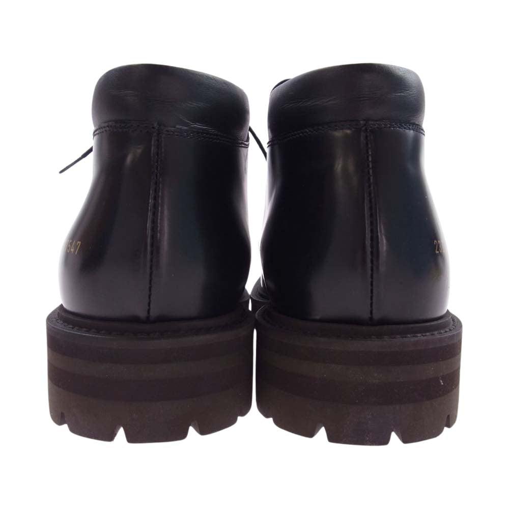 COMMON PROJECTS コモンプロジェクツ 2322 41 7547 レザー チャッカブーツ ブラック系 41【中古】