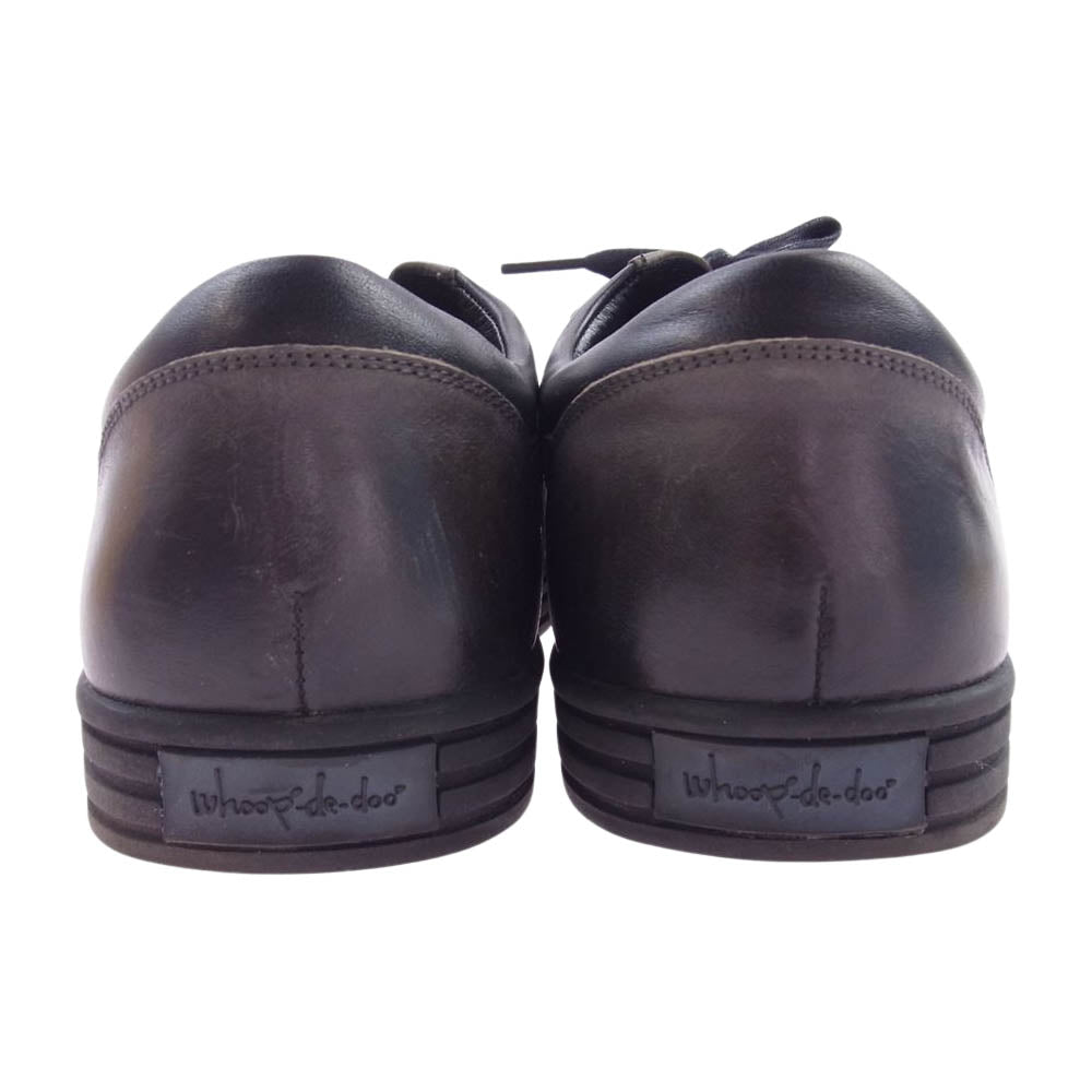 フープディドゥ 307121 レザー ローカット スニーカー ブラック系 43【中古】