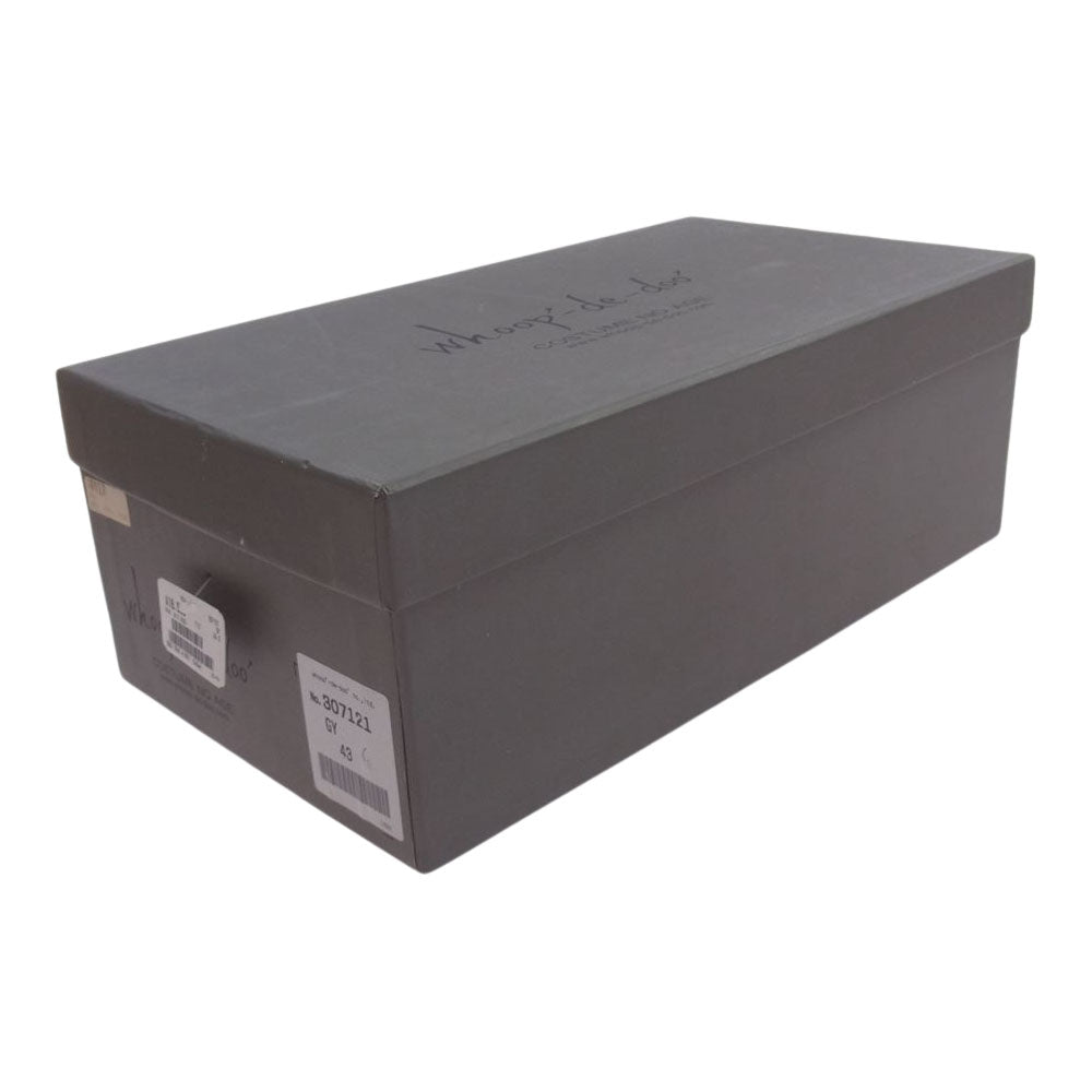フープディドゥ 307121 レザー ローカット スニーカー ブラック系 43【中古】