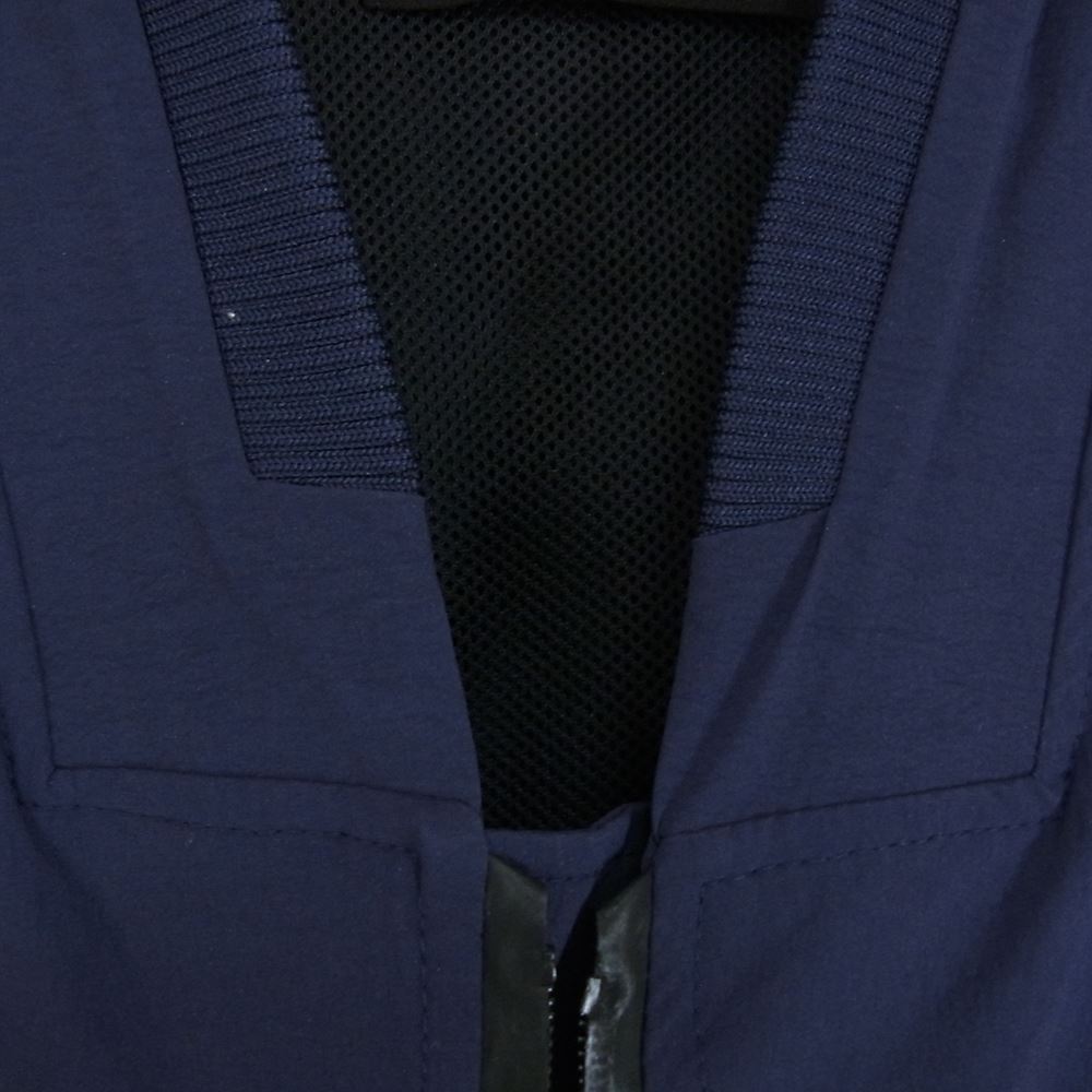 1piu1uguale3 ウノピュウノウグァーレトレ RELAX 止水ジップ ストレッチナイロン ブルゾン ジャケット ネイビー系 XL【中古】