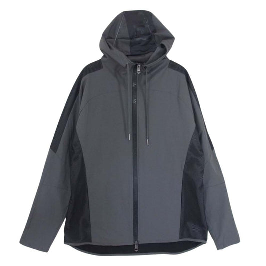 1piu1uguale3 ウノピュウノウグァーレトレ RELAX × RATTLE TRAP ラトルトラップ ナイロン マウンテン パーカー フーディー ジャケット グレー系 XL【中古】