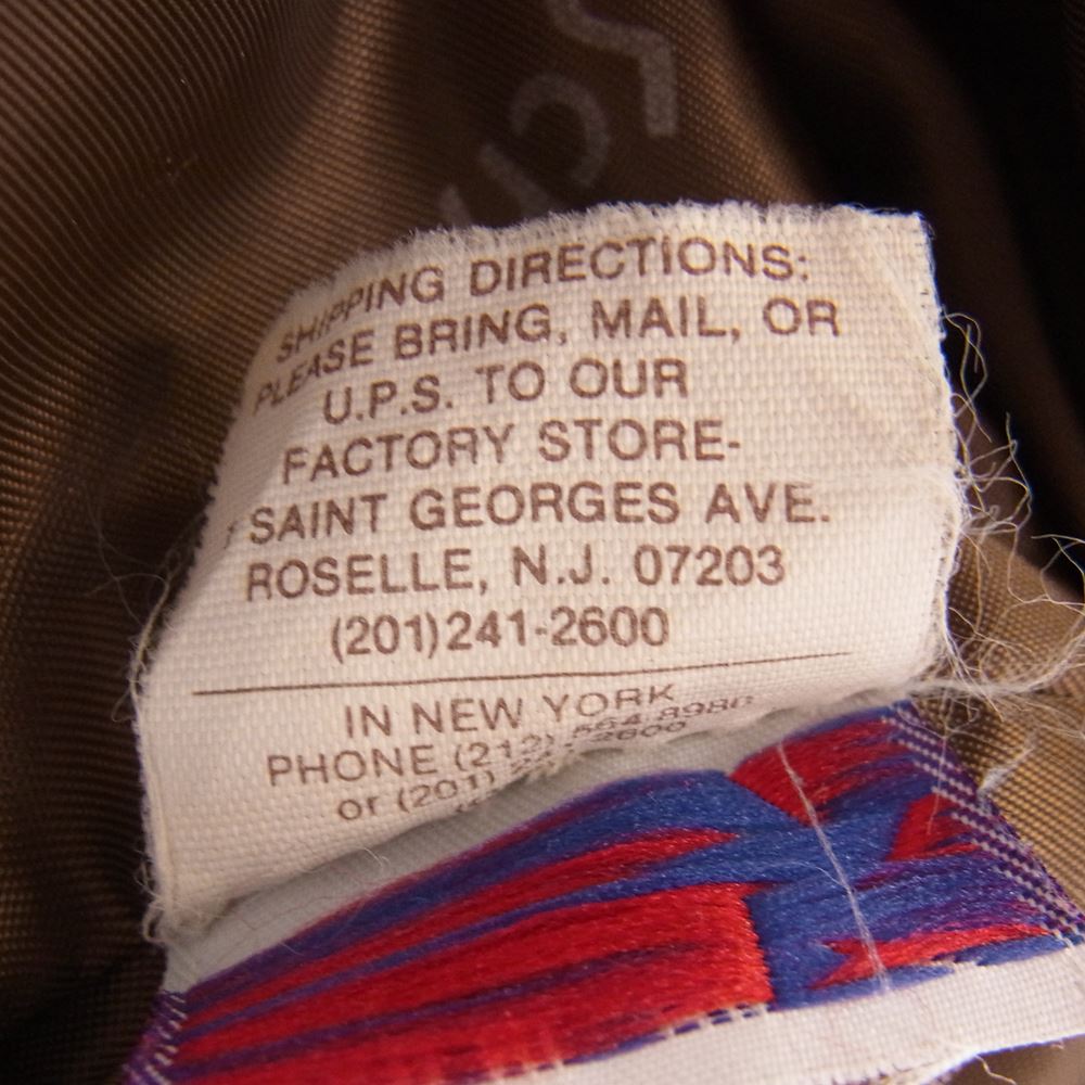 schott ショット  USA製 suede trucker jacket スエード トラッカー ジャケット  ブラウン系 40【中古】