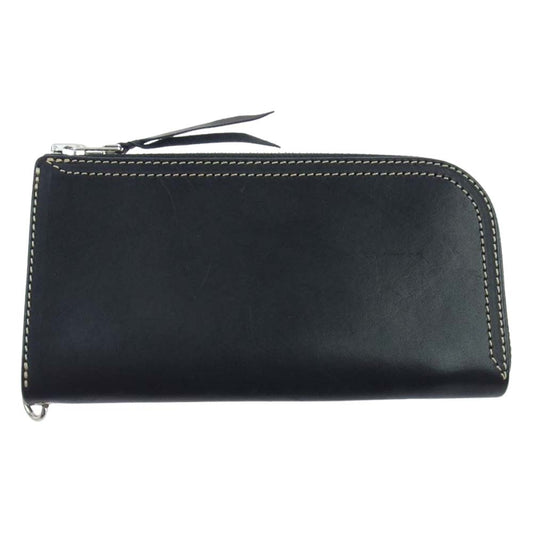 KADOYA カドヤ NEO L-ZIP L-WALLET レザー ジップ ロング ウォレット 長財布 ブラック系【中古】
