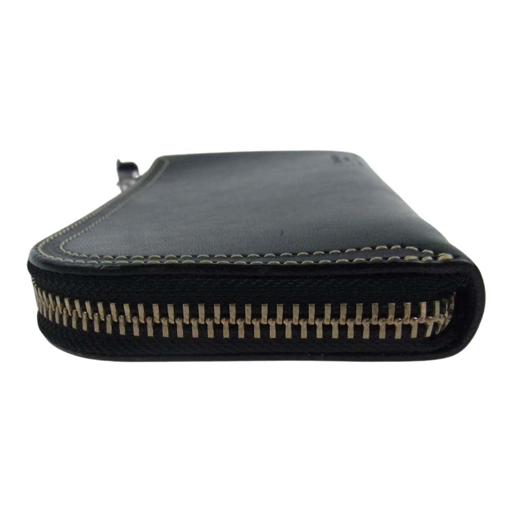 KADOYA カドヤ NEO L-ZIP L-WALLET レザー ジップ ロング ウォレット 長財布 ブラック系【中古】
