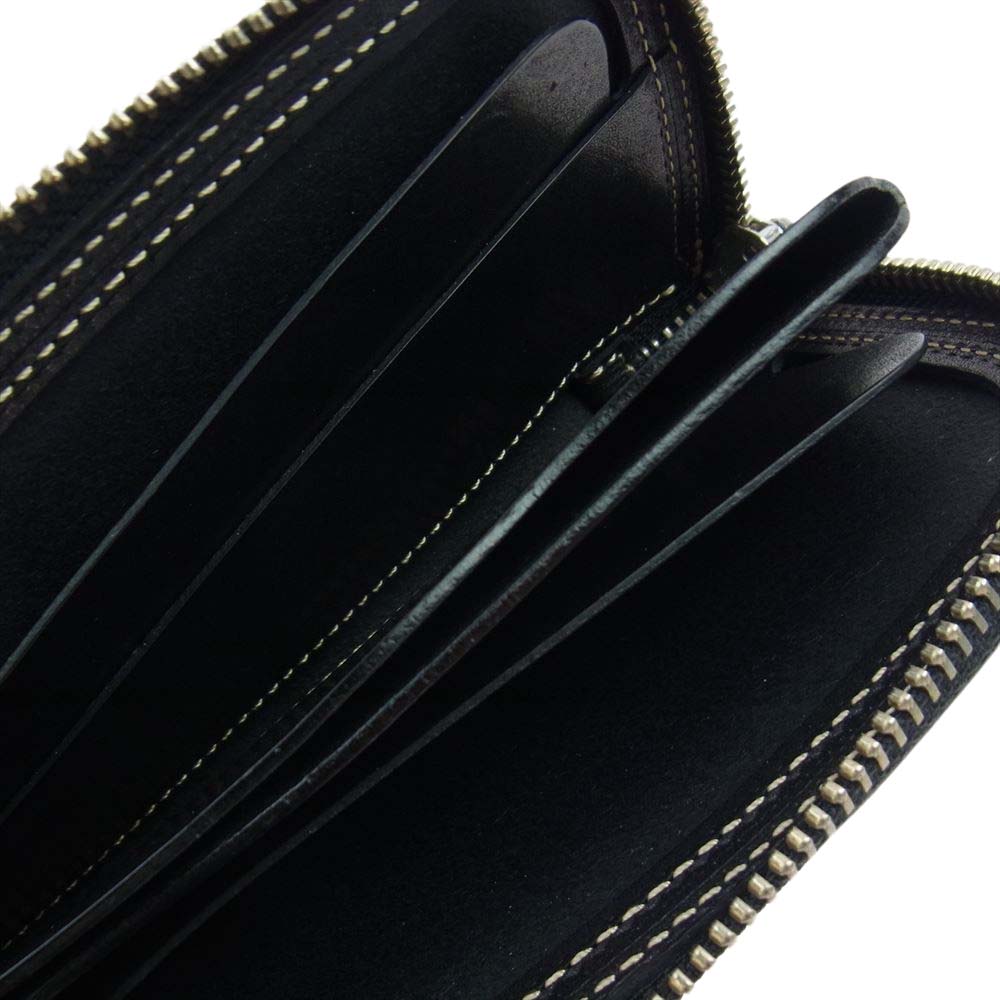 KADOYA カドヤ NEO L-ZIP L-WALLET レザー ジップ ロング ウォレット 長財布 ブラック系【中古】