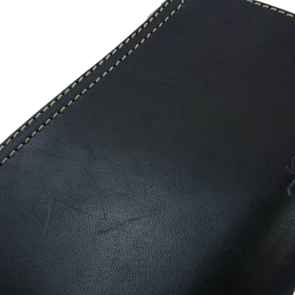 KADOYA カドヤ NEO L-ZIP L-WALLET レザー ジップ ロング ウォレット 長財布 ブラック系【中古】