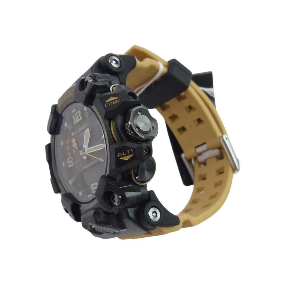CASIO G-SHOCK カシオ ジーショック GWG-2000-1A5 MUDMASTER MASTER OF G マッドマスター 電波ソーラー 腕時計 リストウォッチ ブラック系 イエロー系【極上美品】【中古】