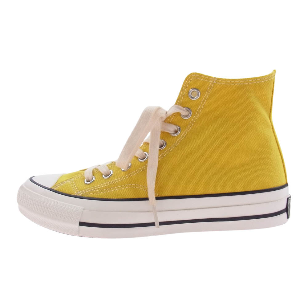 CONVERSE コンバース 1CL573 CHUCK TAYLOR CANVAS HI チャックテイラー キャンバス ハイ Vibram ビブラムソール マスタード スニーカー イエロー系 25cm【美品】【中古】