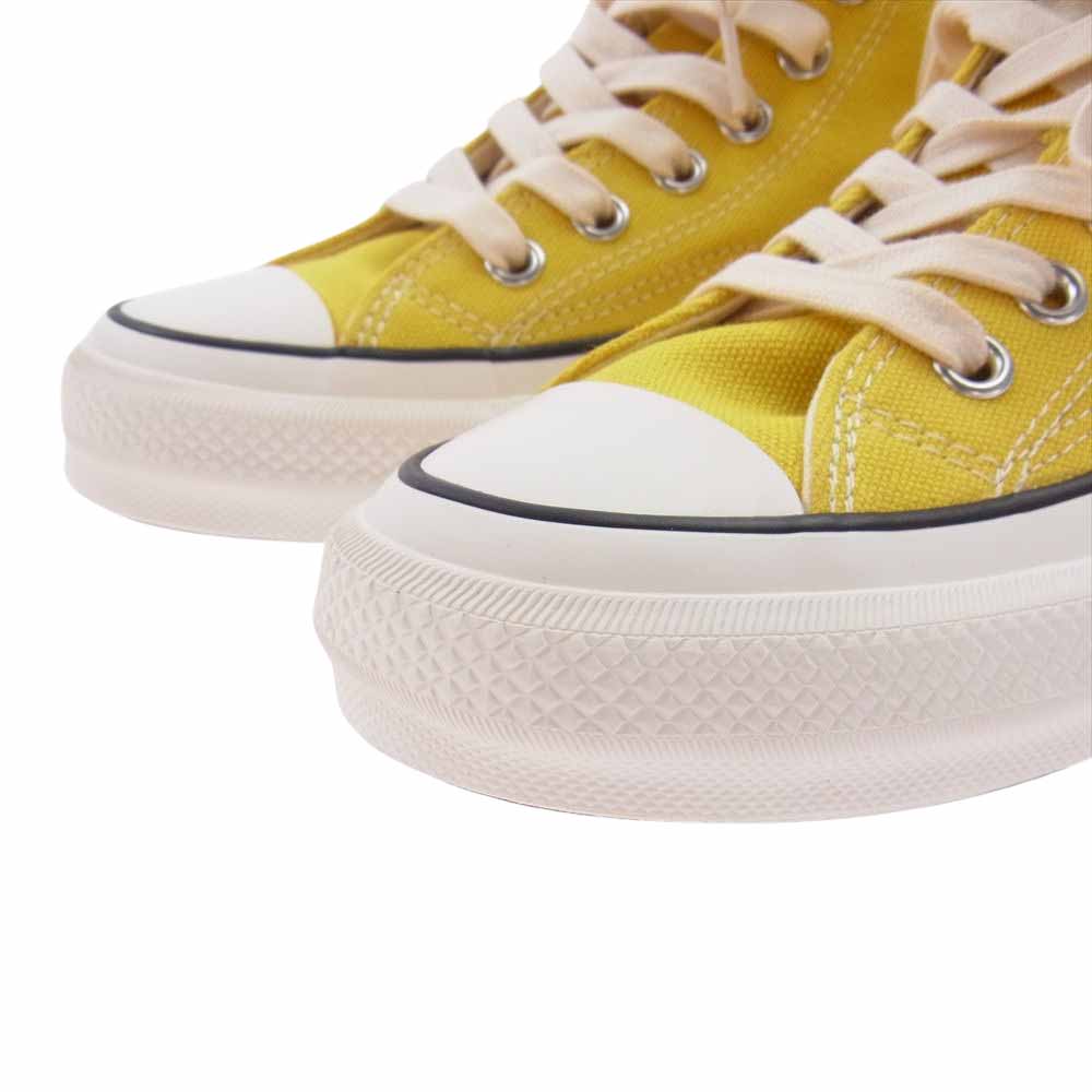 CONVERSE コンバース 1CL573 CHUCK TAYLOR CANVAS HI チャックテイラー キャンバス ハイ Vibram ビブラムソール マスタード スニーカー イエロー系 25cm【美品】【中古】