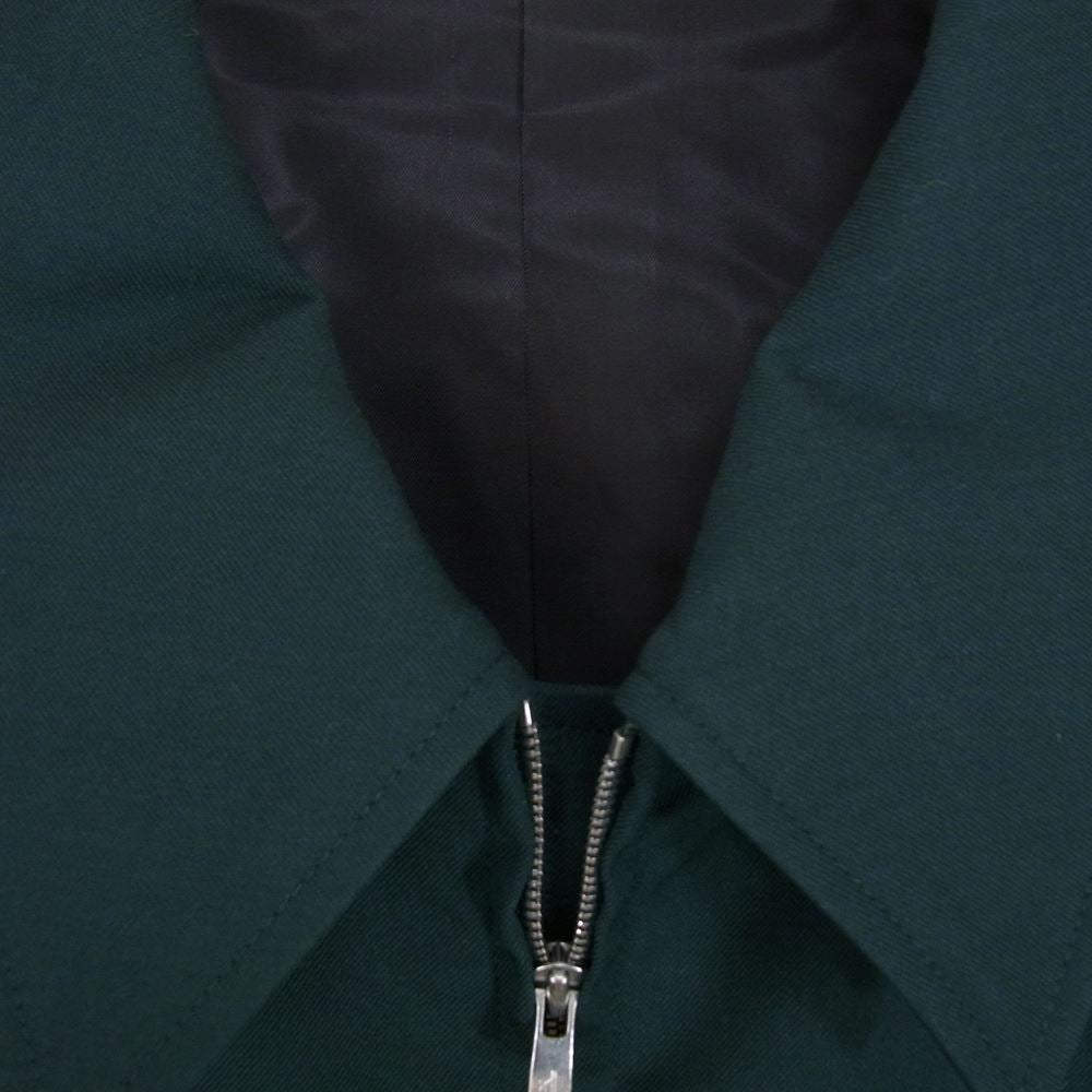 シュタイン 21SS ST.225 DEEP NECK ZIP JACKET ディープ ネック ジップ ジャケット GREEN グリーン系 S【中古】