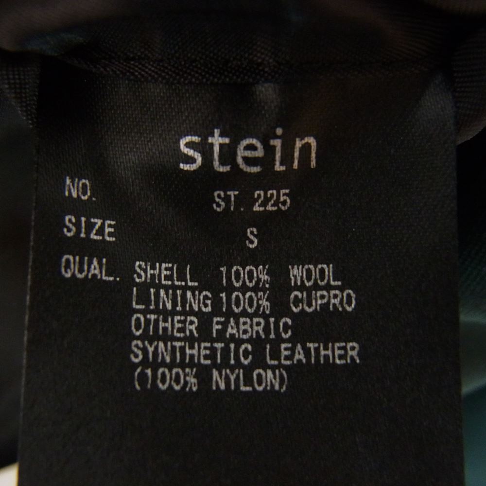シュタイン 21SS ST.225 DEEP NECK ZIP JACKET ディープ ネック ジップ ジャケット GREEN グリーン系 S【中古】